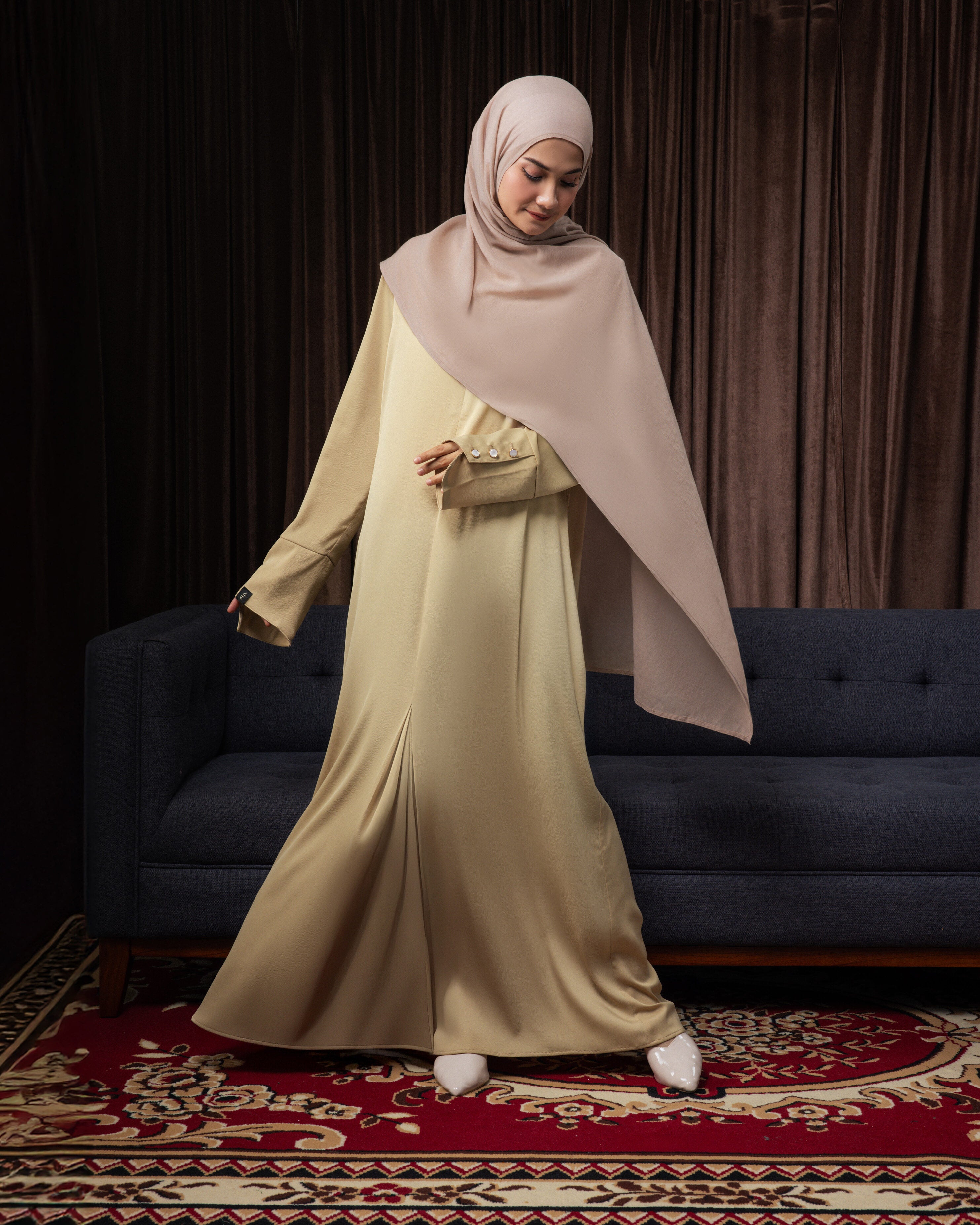 Gerai Hawa -  Pre Order Nourea Abaya - Bayti Serenity - Ethereal Heaven