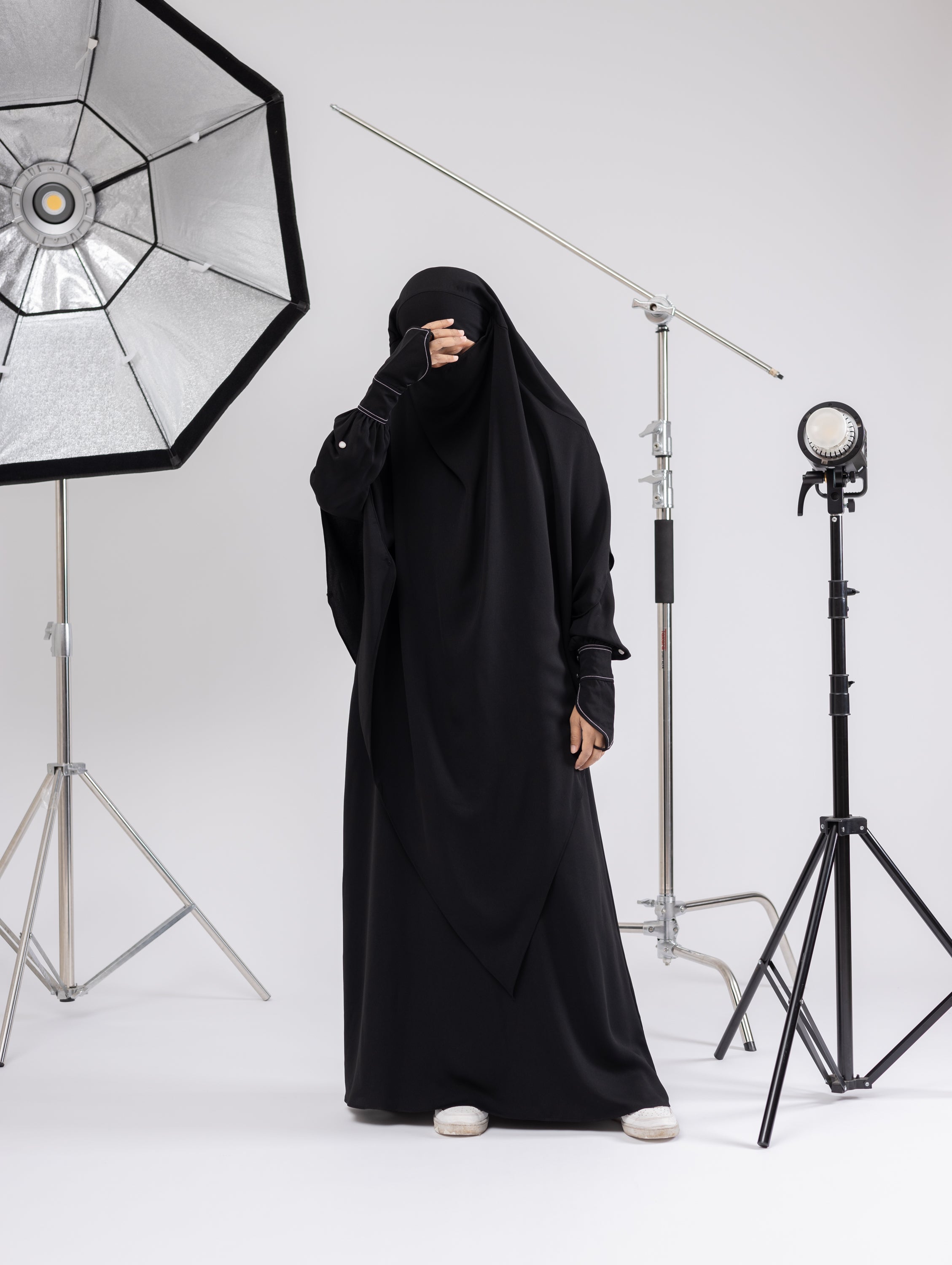 Gerai Hawa - Best Seller Balfia Abaya Set French Khimar Syar’i Daily Polos Busui Friendly - Metamorfosa