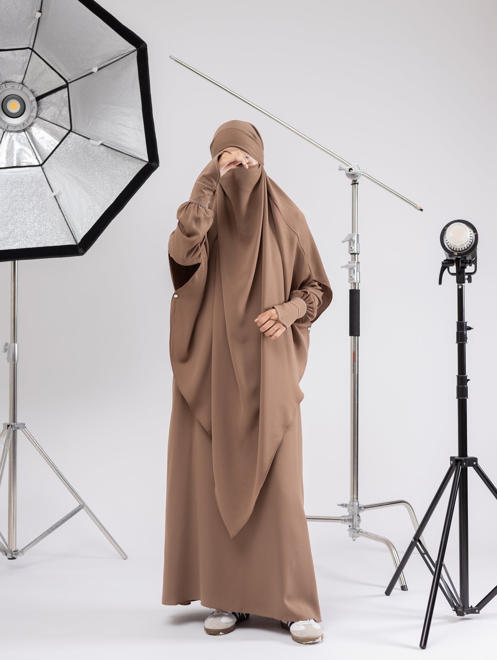 Gerai Hawa - Best Seller Balfia Abaya Set French Khimar Syar’i Daily Polos Busui Friendly - Metamorfosa