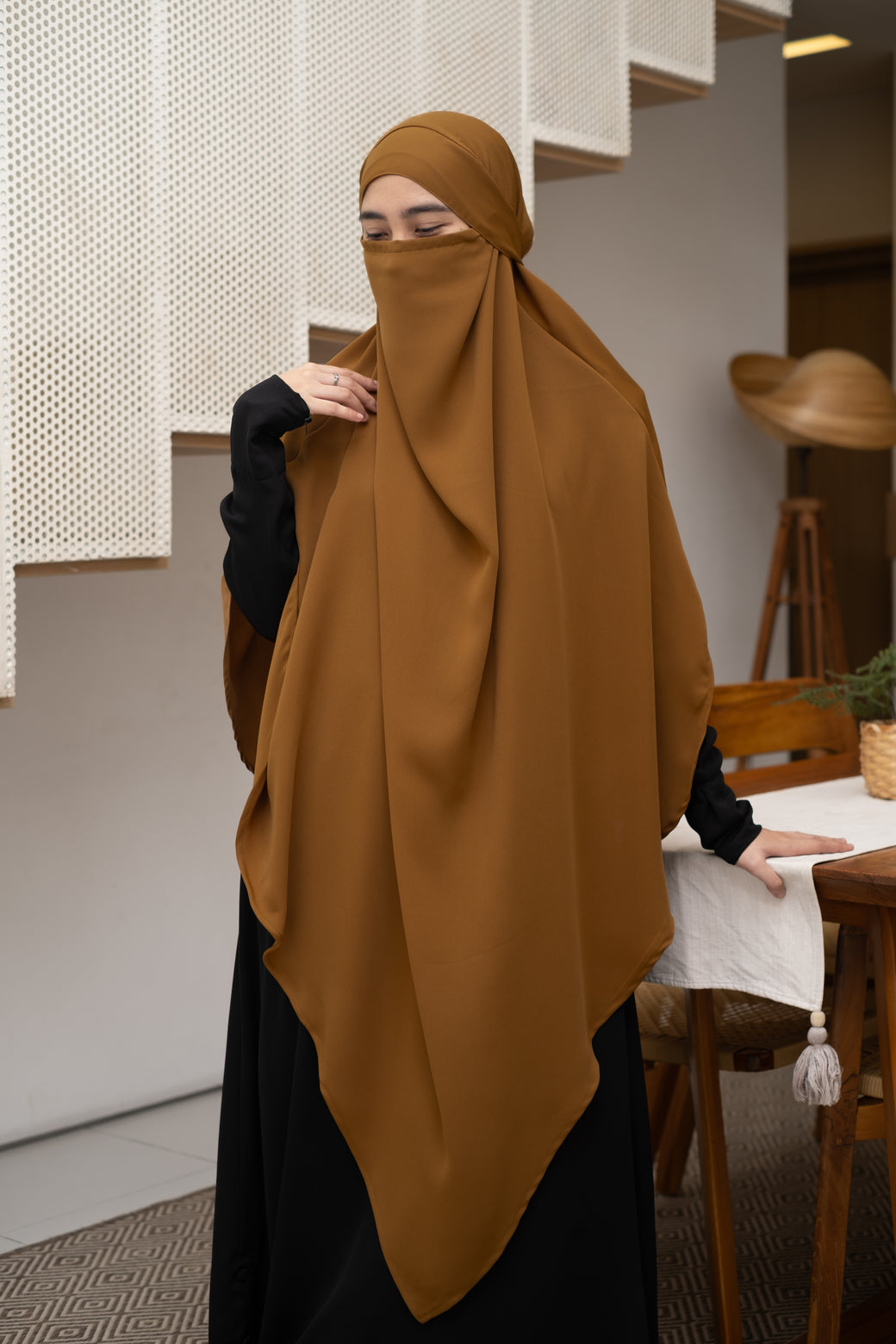 Gerai Hawa - Giani French Khimar Syar’i Instant Daily Polos Free Cadar - Metamorfosa