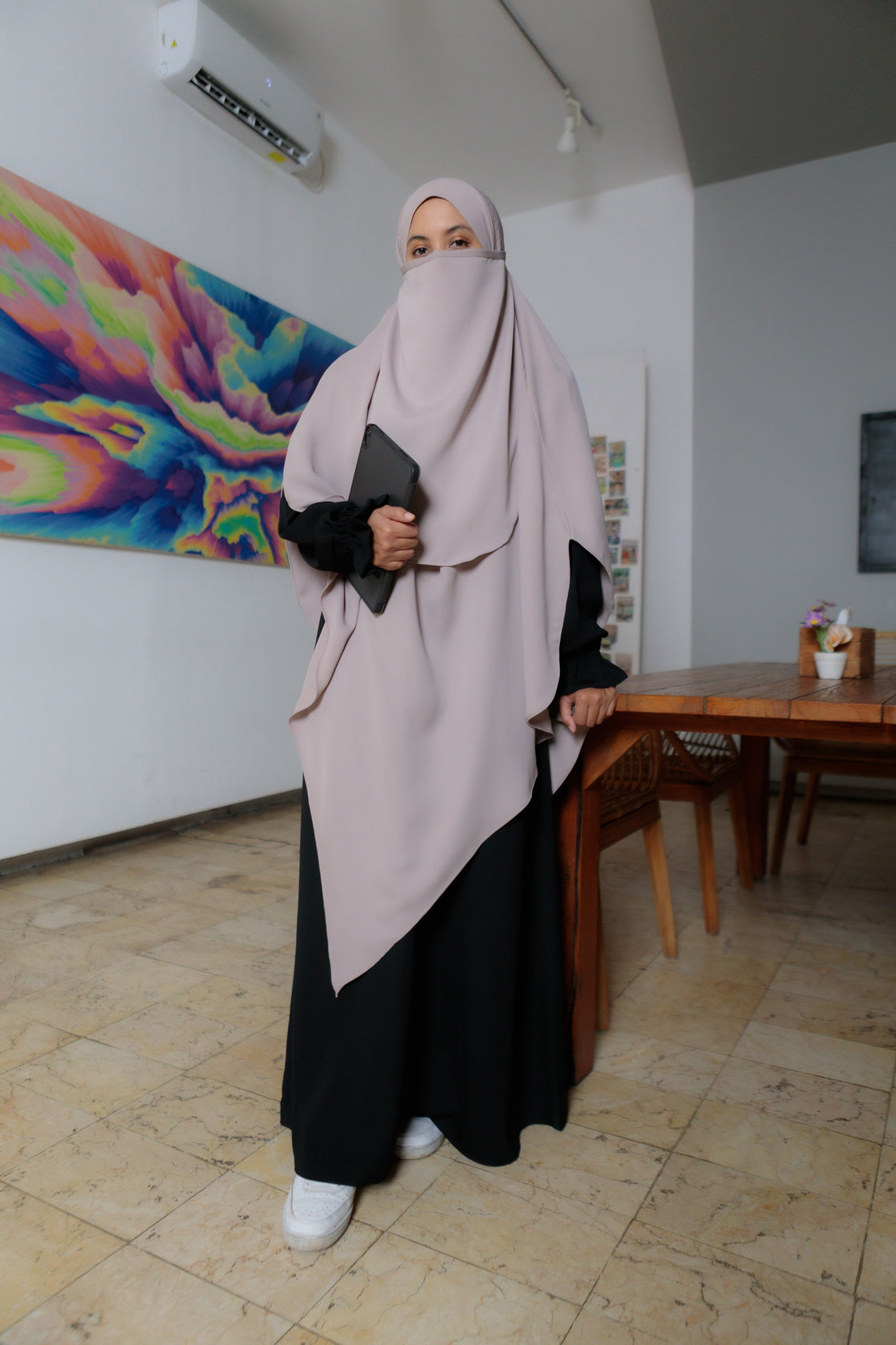 Gerai Hawa - Giani French Khimar Syar’i Instant Daily Polos Free Cadar - Metamorfosa