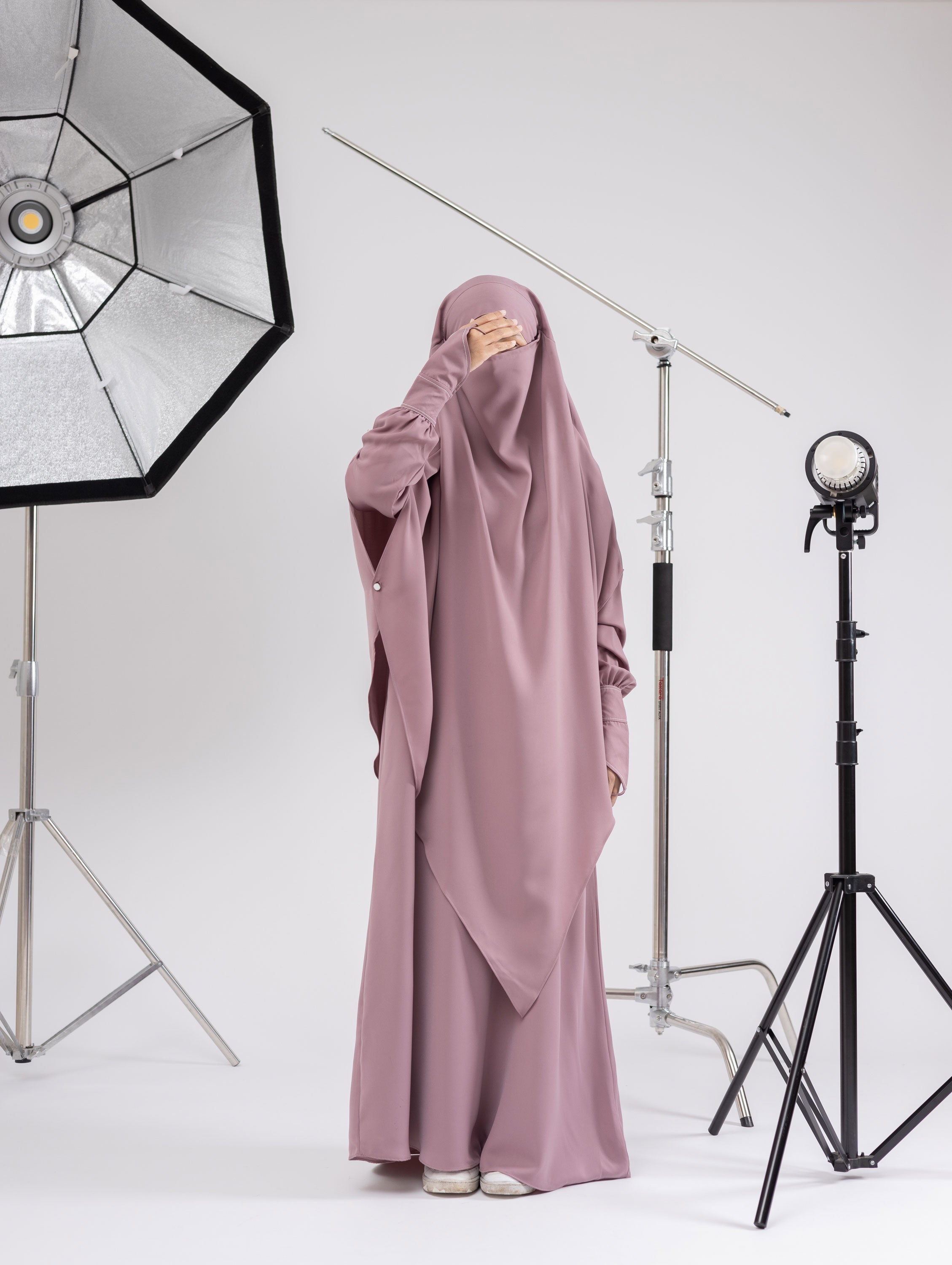 Gerai Hawa - Best Seller Balfia Abaya Set French Khimar Syar’i Daily Polos Busui Friendly - Metamorfosa