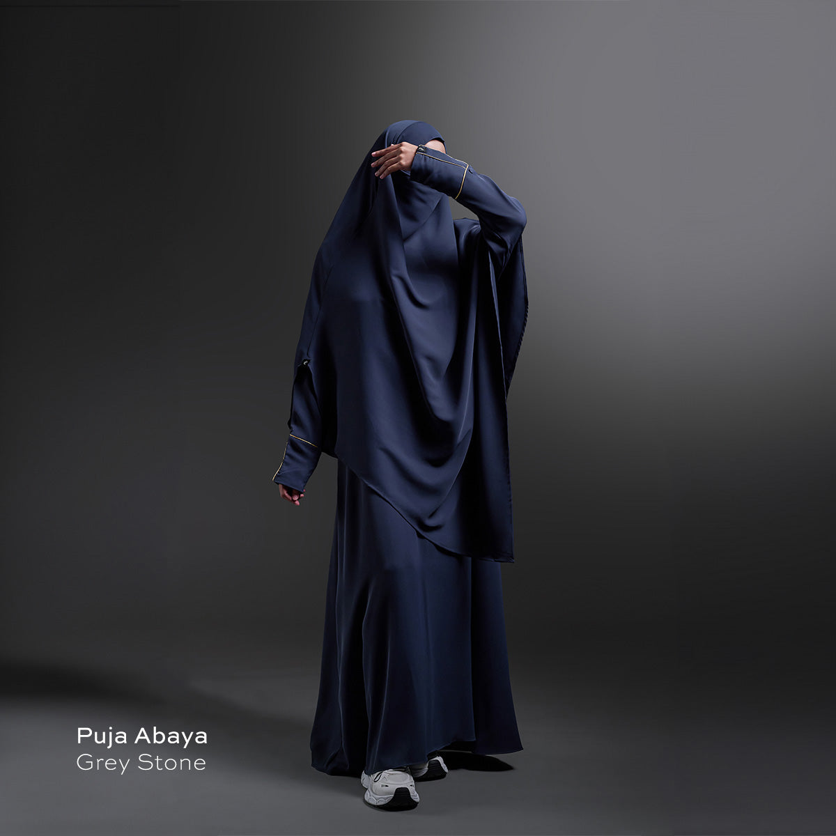 Gerai Hawa - Best Seller Puja Abaya Set French Khimar Syar’i Daily, Polos, Gamis Busui & Wudhu Friendly Bahan Mina Anti UV - Metamorfosa Collection