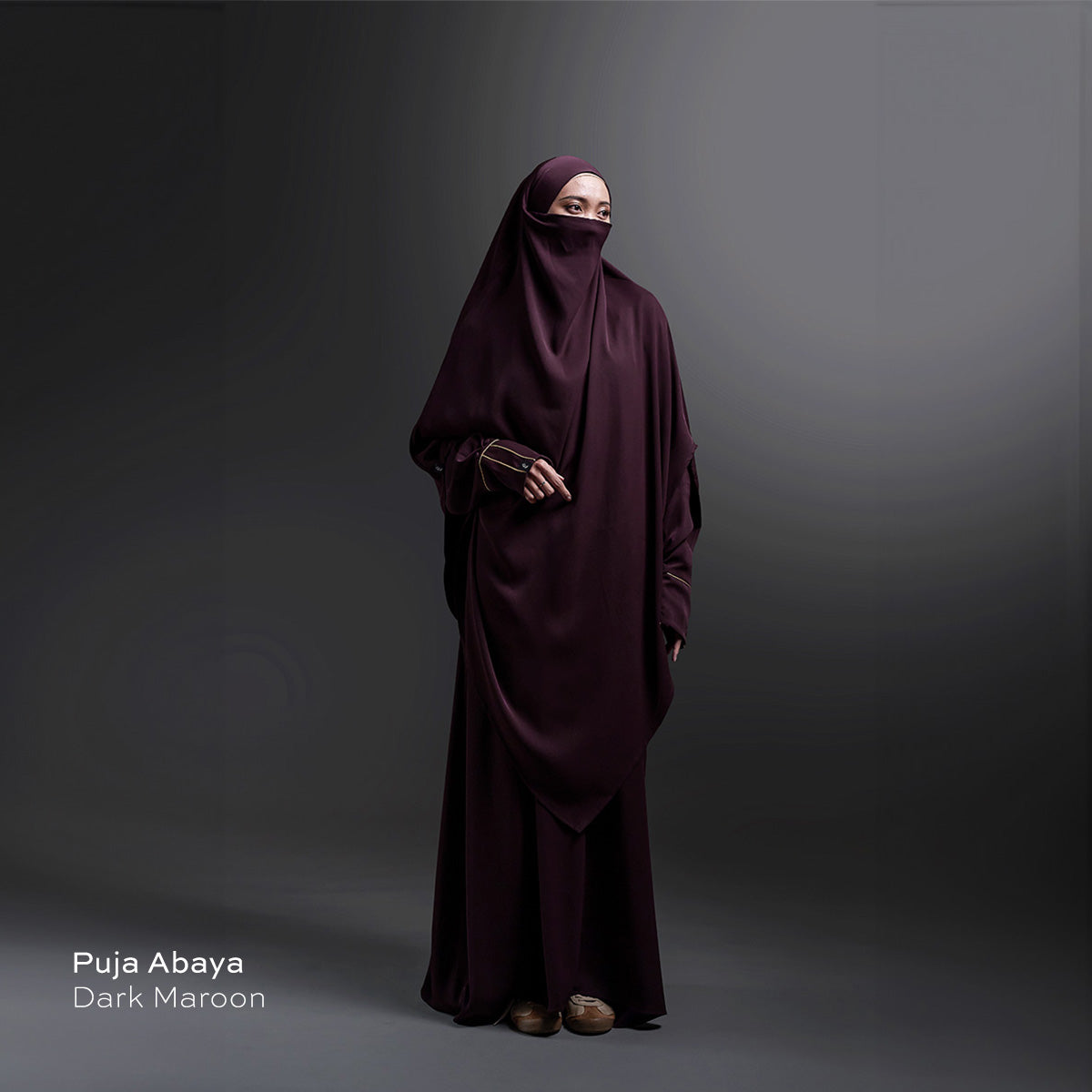 Gerai Hawa - Best Seller Puja Abaya Set French Khimar Syar’i Daily, Polos, Gamis Busui & Wudhu Friendly Bahan Mina Anti UV - Metamorfosa Collection