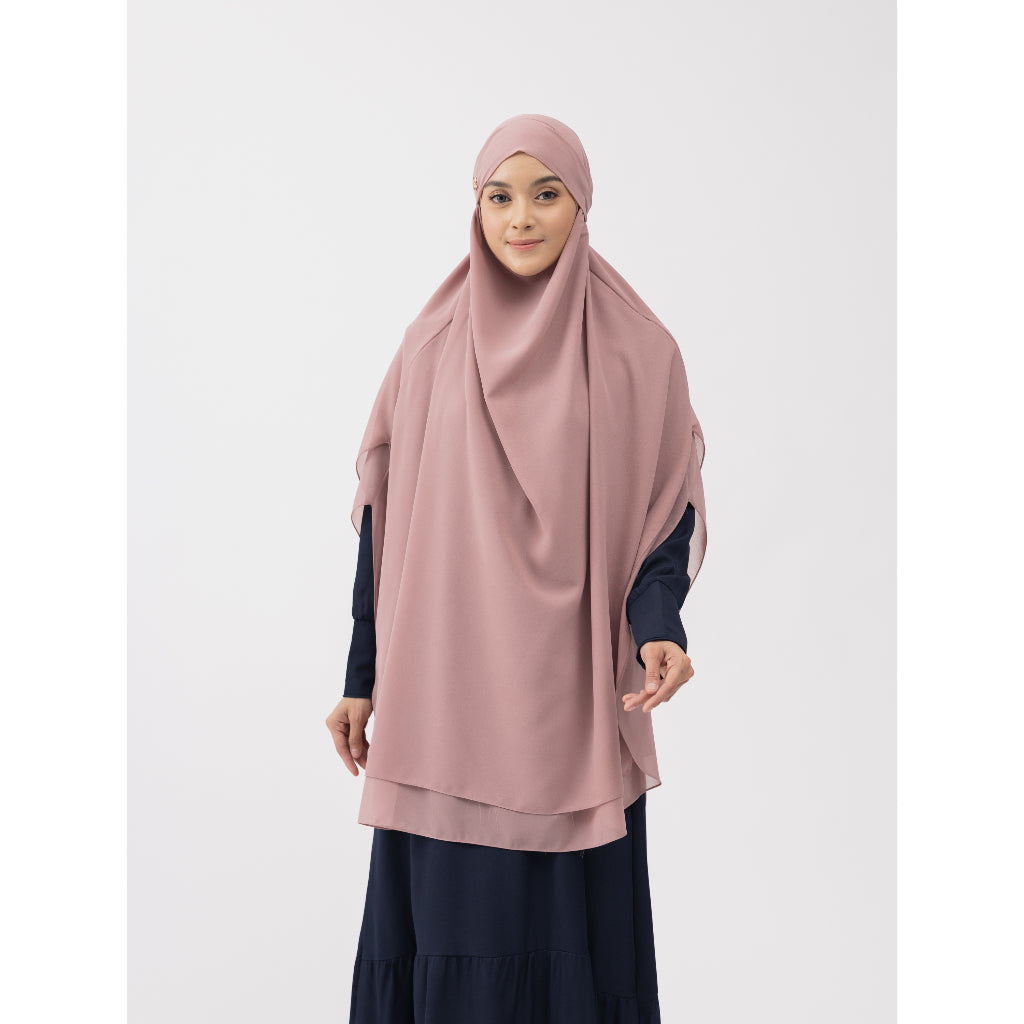 Gerai Hawa - Ummu Jilbab Hijab Instan Kerudung French Khimar SyarÃ¢â‚¬â„¢i 2 Layer