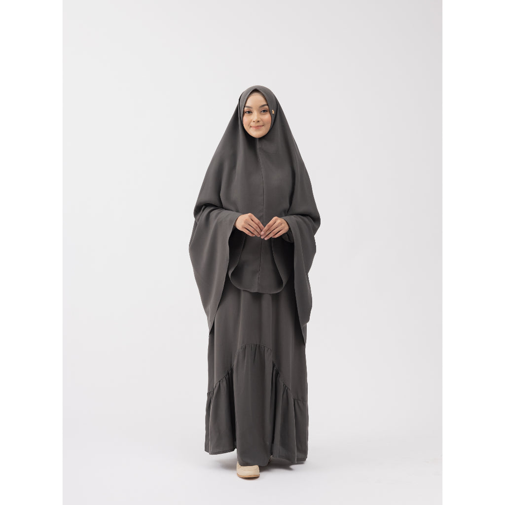Gerai Hawa - Marwah Dark Grey One Set - Metamorfosa