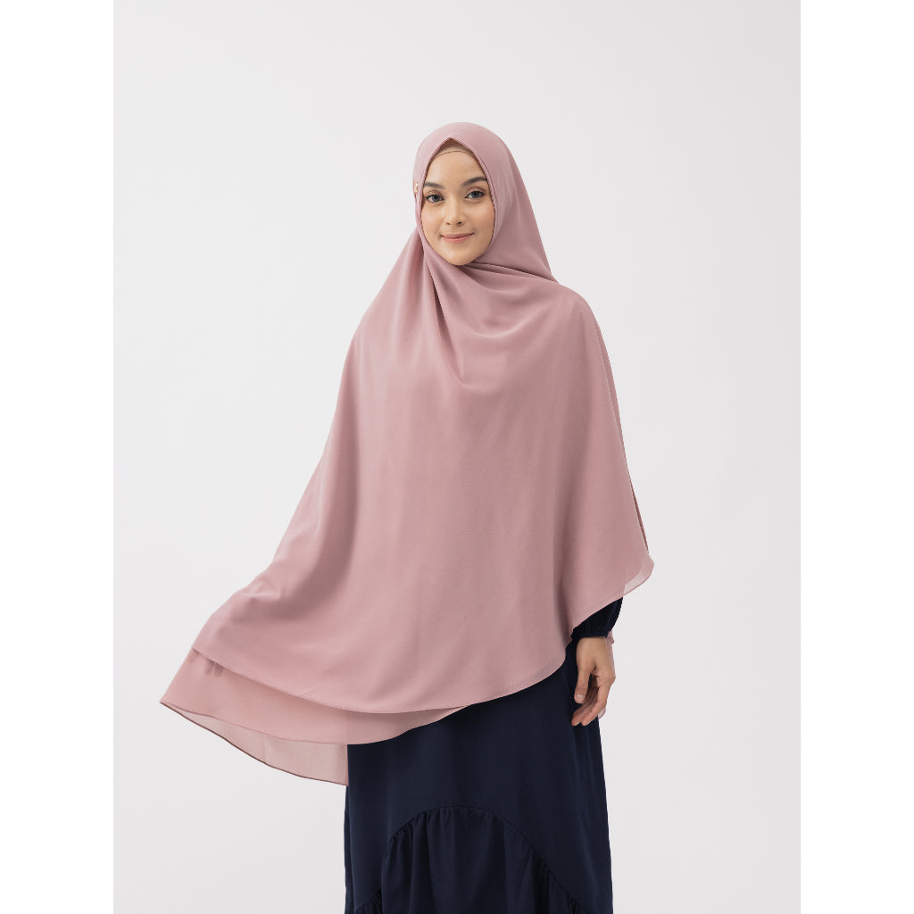 Gerai Hawa - Safiah Jilbab Hijab Instan Kerudung Bergo Khimar SyarÃ¢â‚¬â„¢i 2 Layer