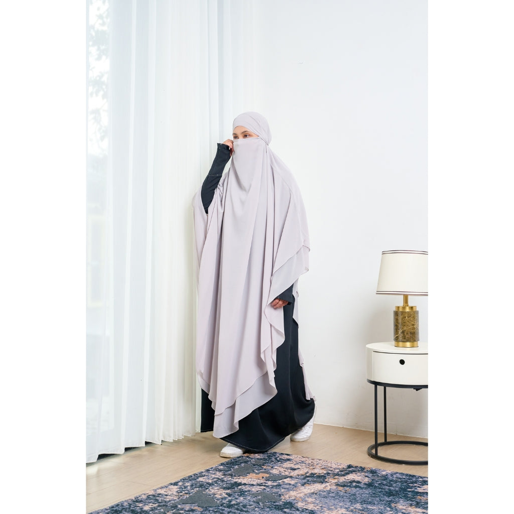 Gerai Hawa Ã¢â‚¬â€œ Omysha Jilbab Hijab Instan Kerudung French Khimar SyarÃ¢â‚¬â„¢i Jumbo 2 Layer