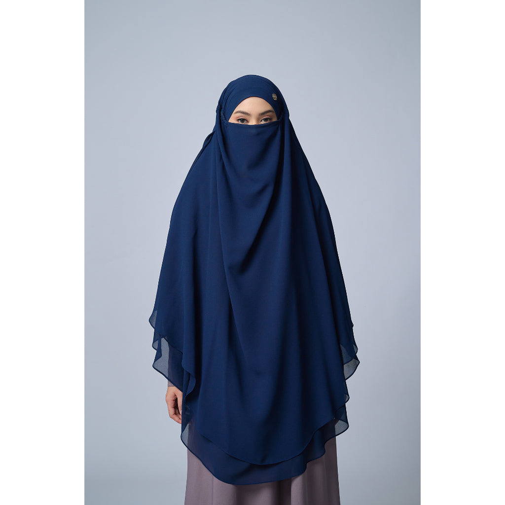 Gerai Hawa - Salwa Jilbab Hijab Instan Kerudung French Khimar Syar'i 2 Layer