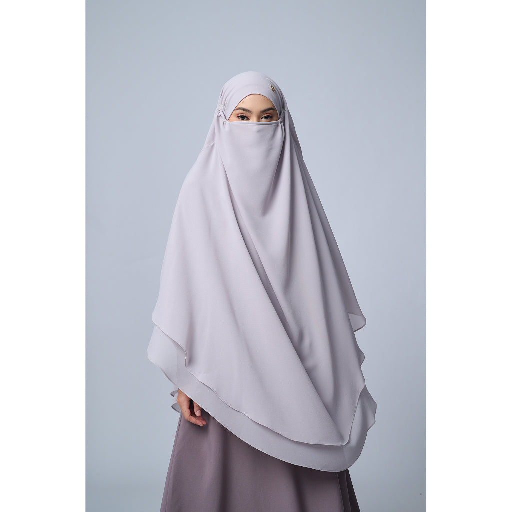 Gerai Hawa - Salwa Jilbab Hijab Instan Kerudung French Khimar Syar'i 2 Layer