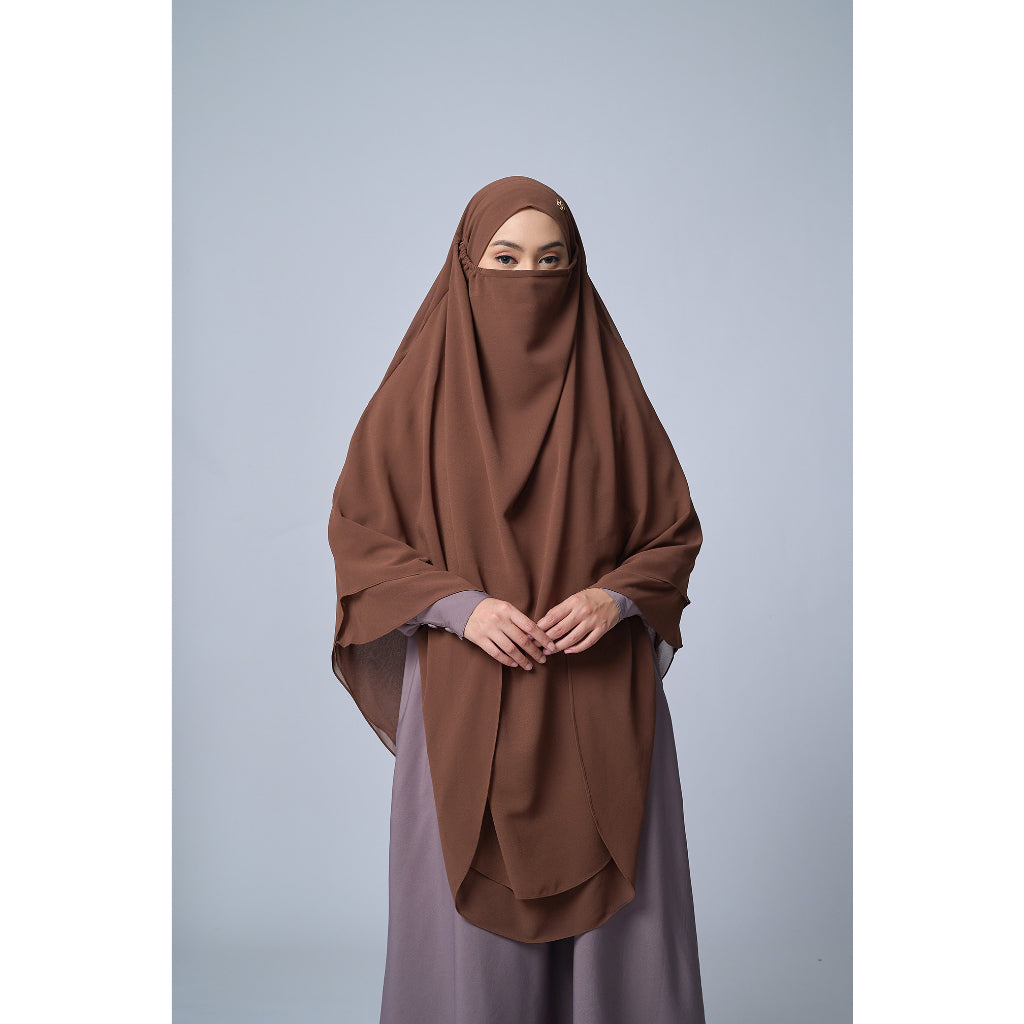 Gerai Hawa - Salwa Jilbab Hijab Instan Kerudung French Khimar Syar'i 2 Layer