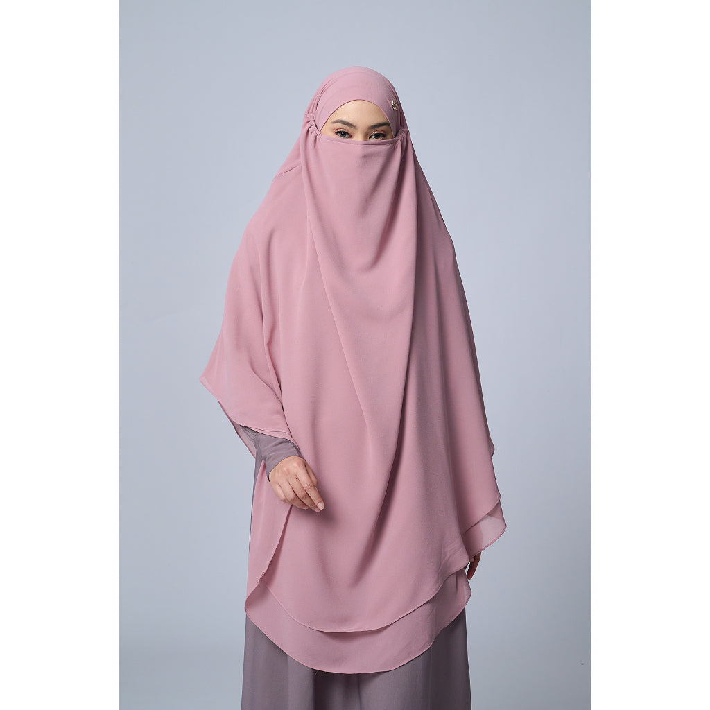 Gerai Hawa - Salwa Jilbab Hijab Instan Kerudung French Khimar Syar'i 2 Layer
