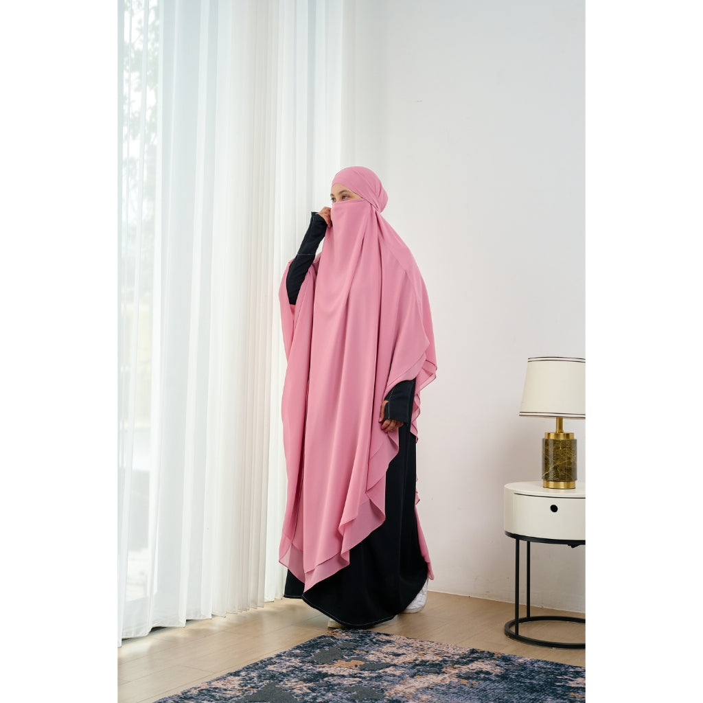 Gerai Hawa Ã¢â‚¬â€œ Omysha Jilbab Hijab Instan Kerudung French Khimar SyarÃ¢â‚¬â„¢i Jumbo 2 Layer