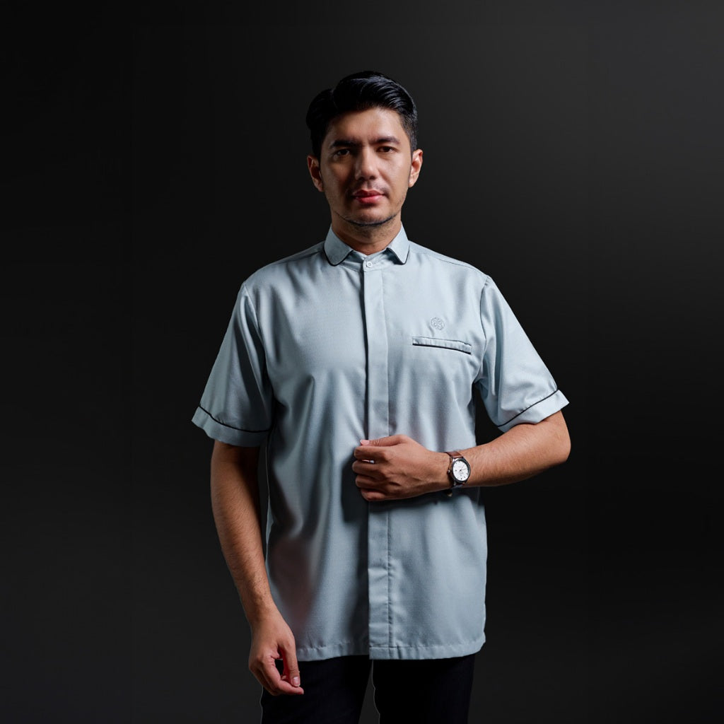 Gerai Hawa - Ghaly Kemeja Pria Lengan Pendek Baju Koko Dewasa Daily & Premium