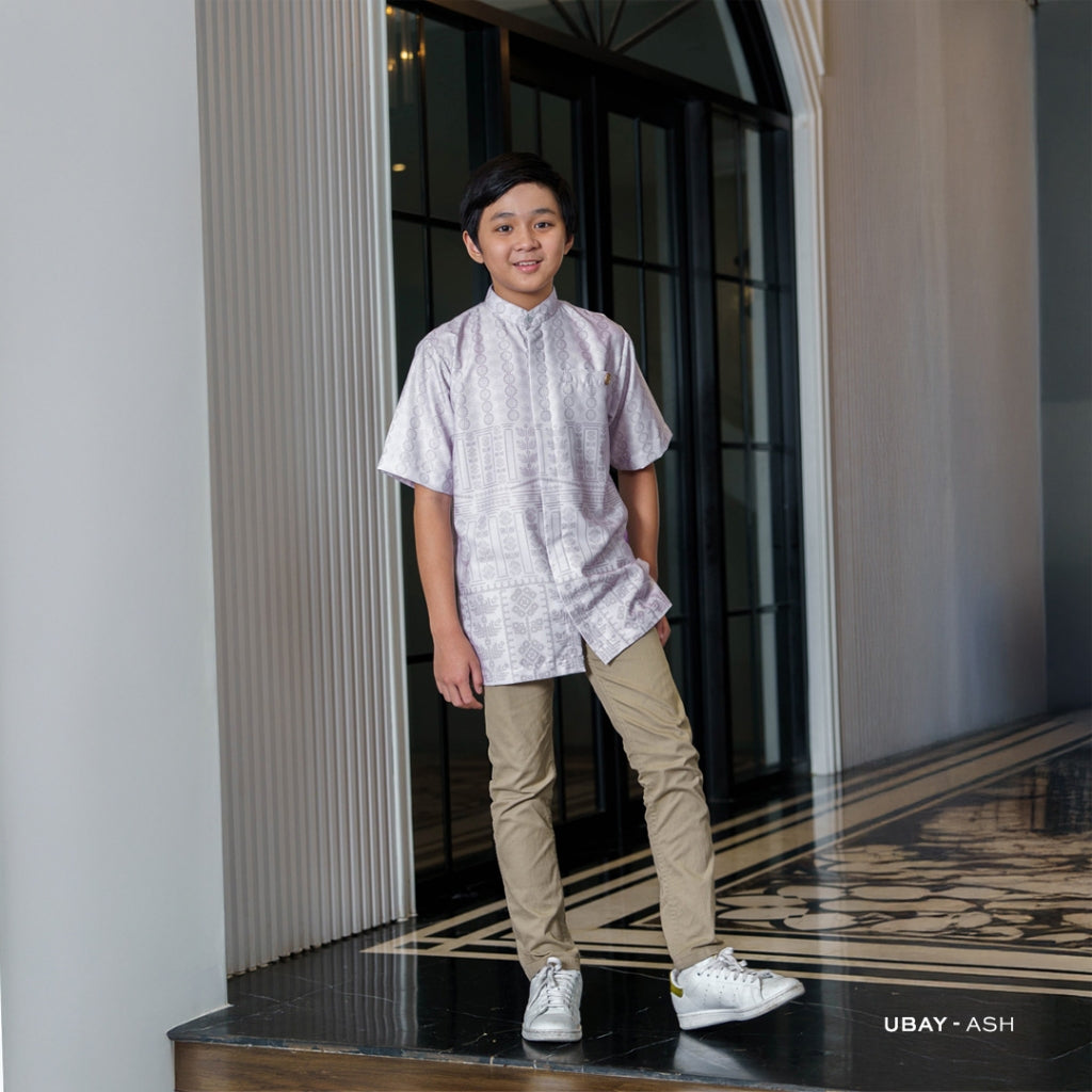 Gerai Hawa - Ubay Kemeja Anak Motif Baju Koko Daily Premium - Jordan Edition