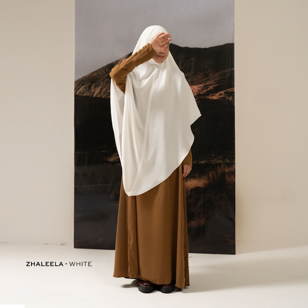 Gerai Hawa - Zhaleela Khiban Dagu V Shape Hijab Kerudung French Khimar Syar'i Free Cadar Bandana