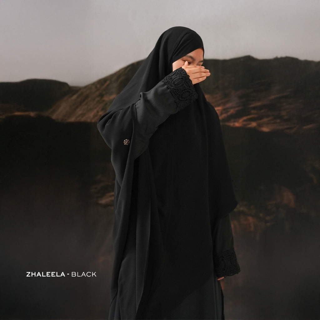Gerai Hawa - Zhaleela Khiban Dagu V Shape Hijab Kerudung French Khimar Syar'i Free Cadar Bandana