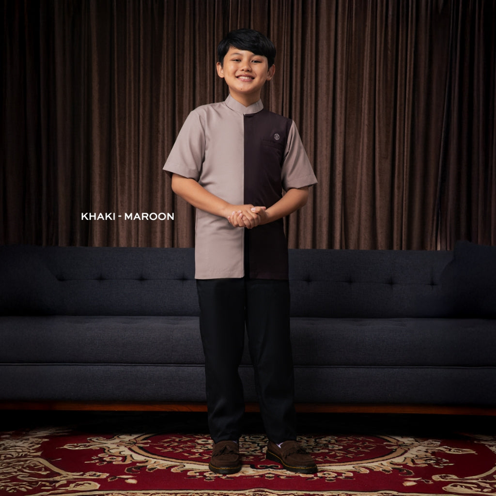 Raya Collection - Gerai Hawa - Ezlan Baju Kemeja Koko Anak - Bayti Serenity - Harmony Edition