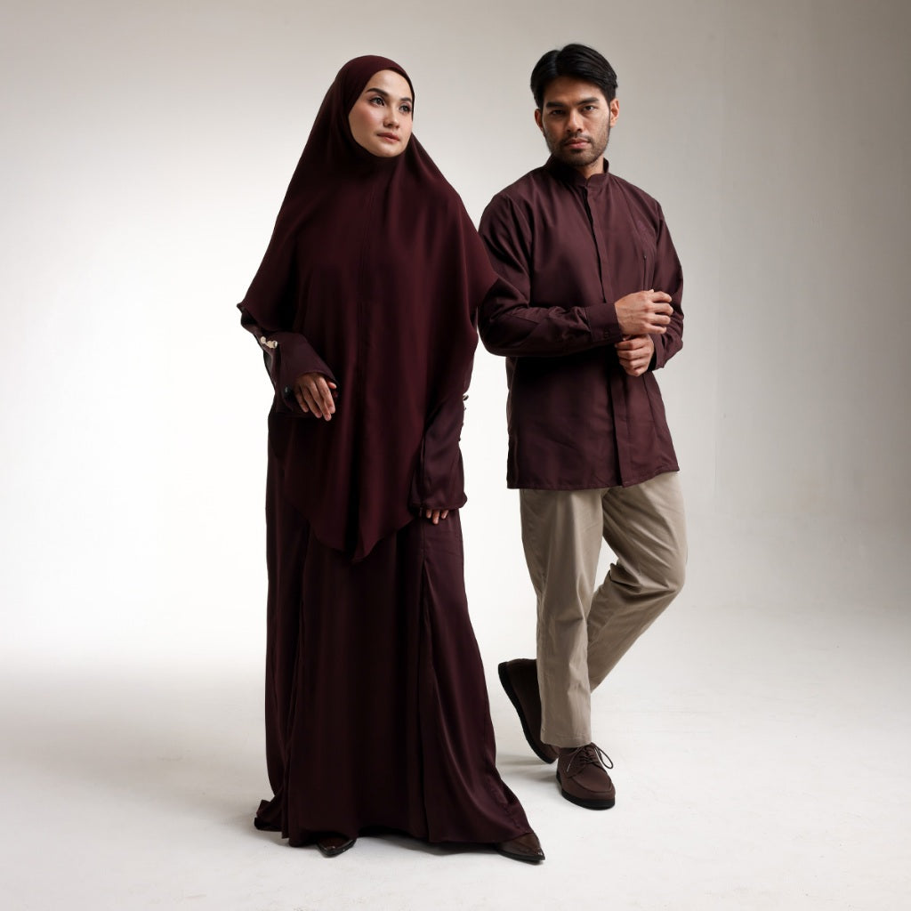 Raya Collection - Gerai Hawa - Couple Set Baju Lebaran - Bayti Serenity - Shadowed Grace Edition