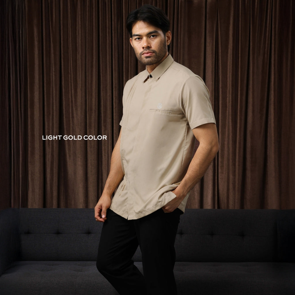 Raya Collection - Gerai Hawa - Nawaz Baju Kemeja Koko - Bayti Serenity - Ethereal Heaven Edition