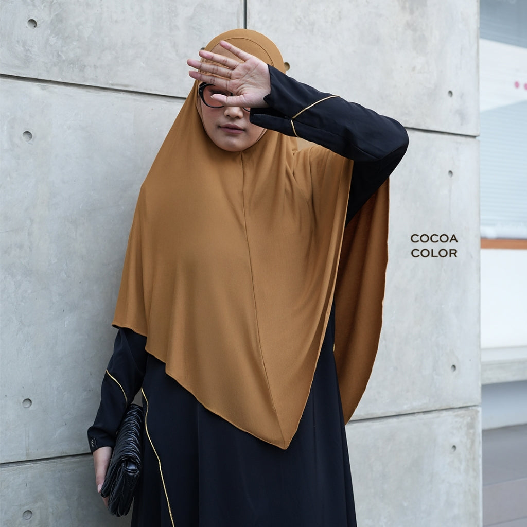 Gerai Hawa - Latheefa Khimar Bandana Instant Non Ped Cooltech Material Viral/ Khimar/ Hijab/ Bergo/ Jilbab/ Kerudung Simpel Daily, Syar'i, & Sport