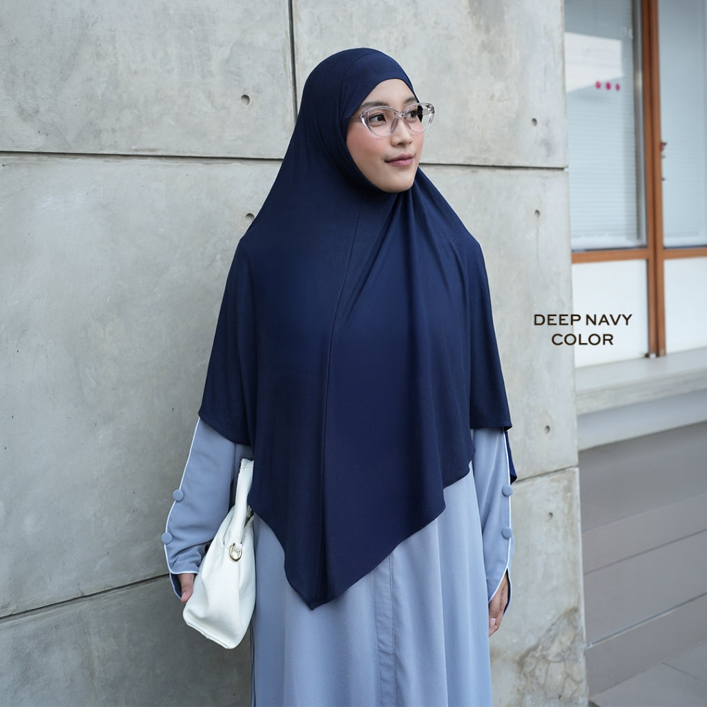 Gerai Hawa - Latheefa Khimar Bandana Instant Non Ped Cooltech Material Viral/ Khimar/ Hijab/ Bergo/ Jilbab/ Kerudung Simpel Daily, Syar'i, & Sport