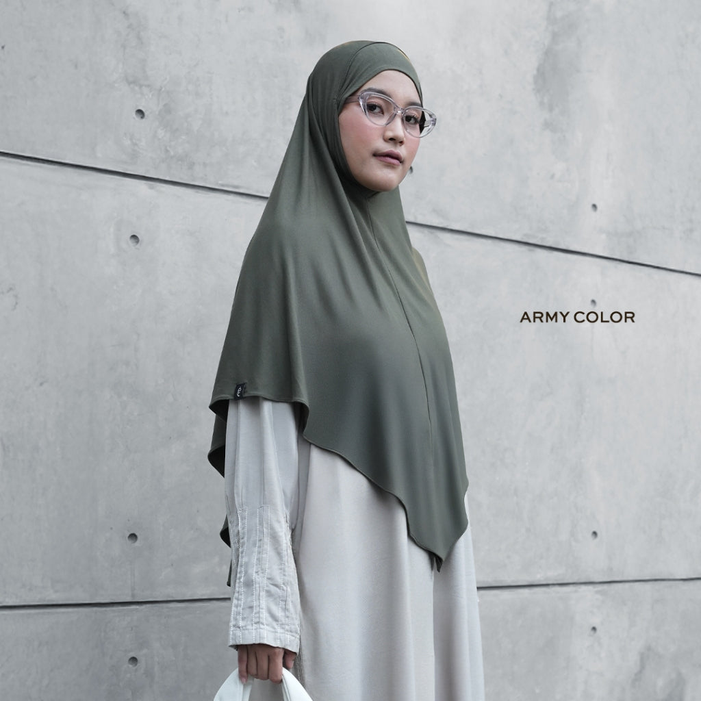 Gerai Hawa - Latheefa Khimar Bandana Instant Non Ped Cooltech Material Viral/ Khimar/ Hijab/ Bergo/ Jilbab/ Kerudung Simpel Daily, Syar'i, & Sport