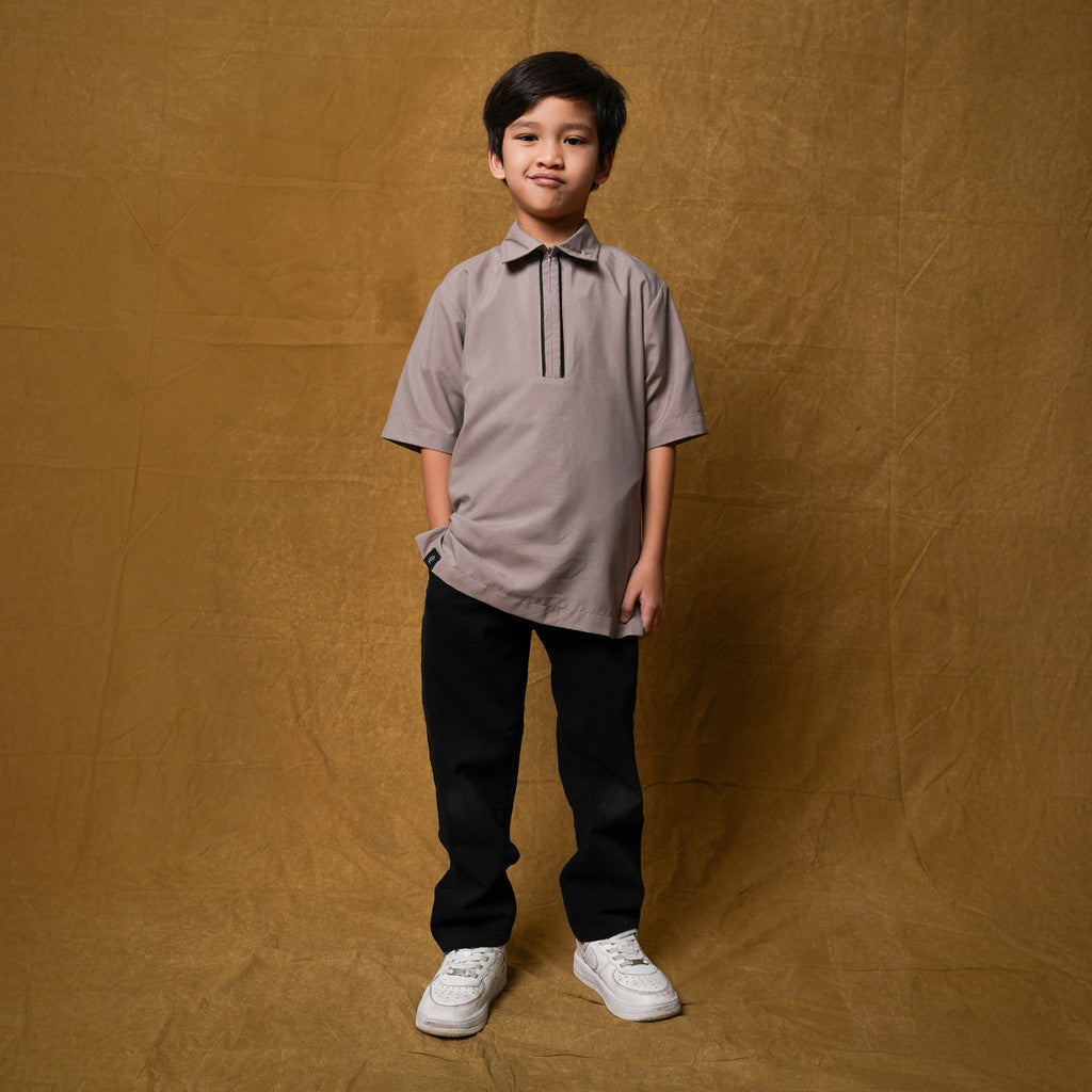 Raya Collection - Gerai Hawa - Family Set 6 - Sarimbit Eid/ Lebaran Bordir Bunga & Bisban - Silent Bloom Edition - Bayti Serenity